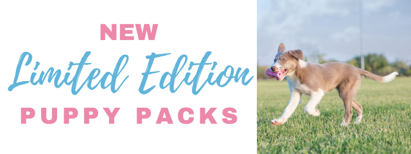 NEW limited edition puppy packs