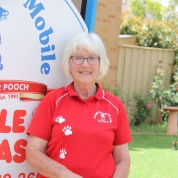 20 year career with Aussie Pooch Mobile Dog Wash